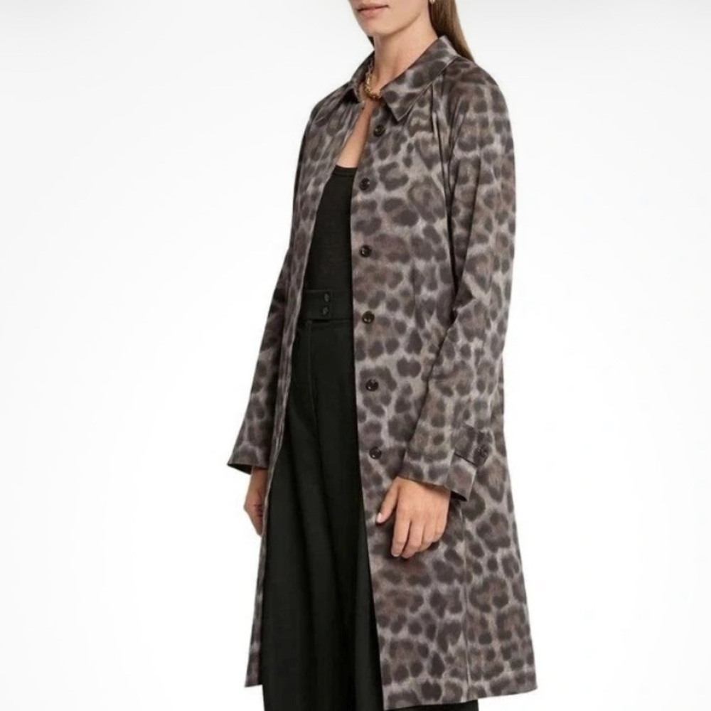 SASS & BIDE “Lives Lived" Leopard Trench Coat - NWT - XL - Picture 3 of 15